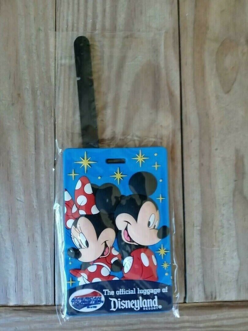 Disneyland Resort Mickey And Minnie Mouse Luggage Tags (SET OF 2)