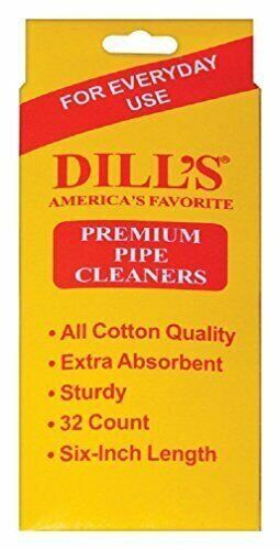 Dill\'s Cotton Extra Absorbent Pipe Cleaners - 32 ct