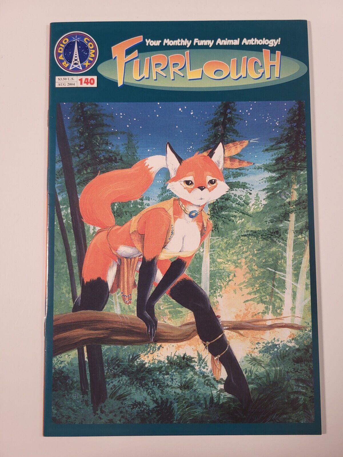 Furrlough #140- Furry, Anthropomorphic, Rare, 2004, Radio Comix, High Grade