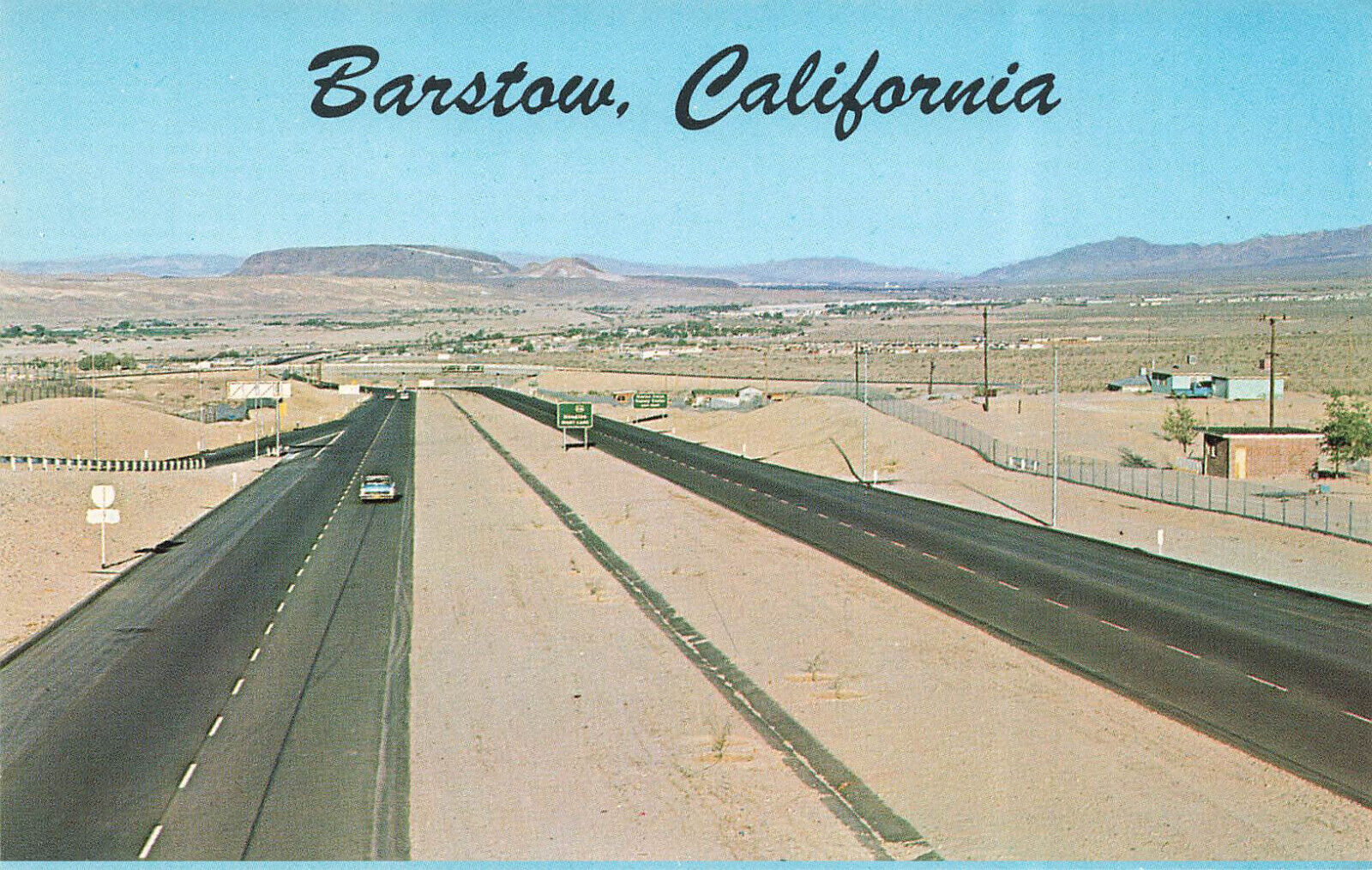 VINTAGE BARSTOW CA CALIFORNIA POSTCARD 032123 S