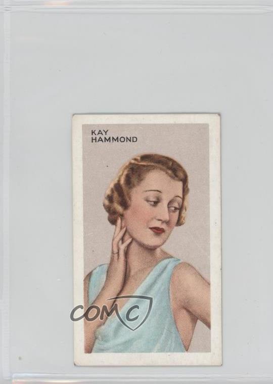 1935 Gallaher Stars of Screen & Stage Green Back Kay Hammond #32 0a6