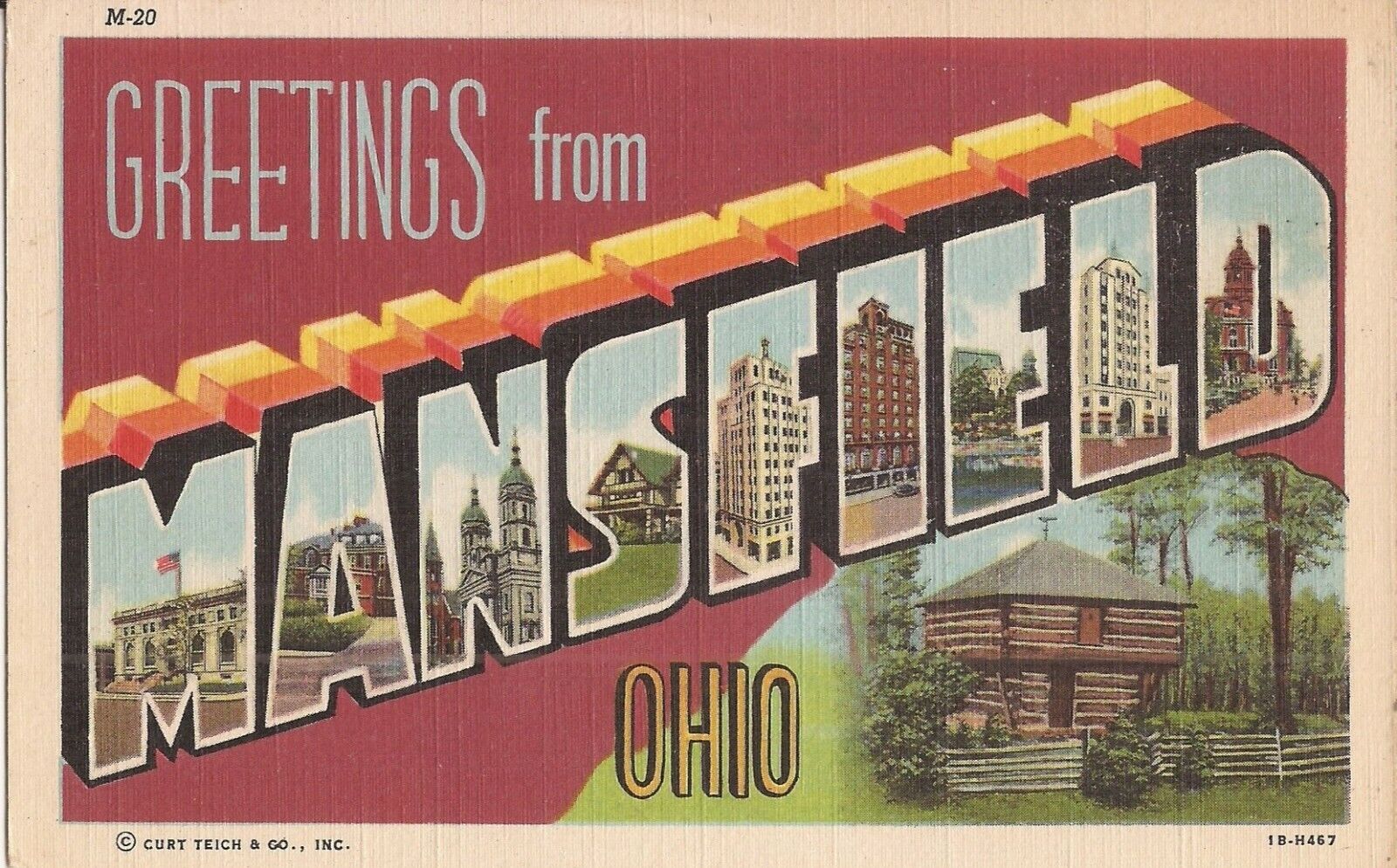 LARGE LETTER - Mansfield, OHIO - 1941
