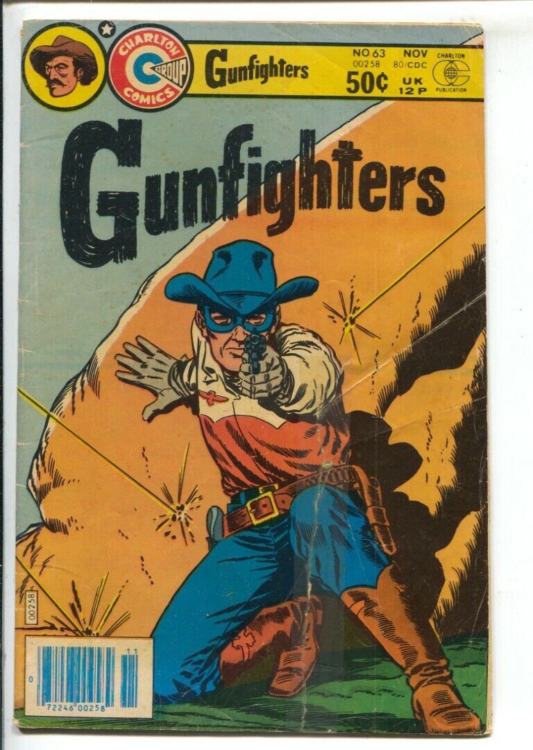 Gunfighters #63 1980-Charlton-Masked Rider cover & story by Pete Morisi-Black...