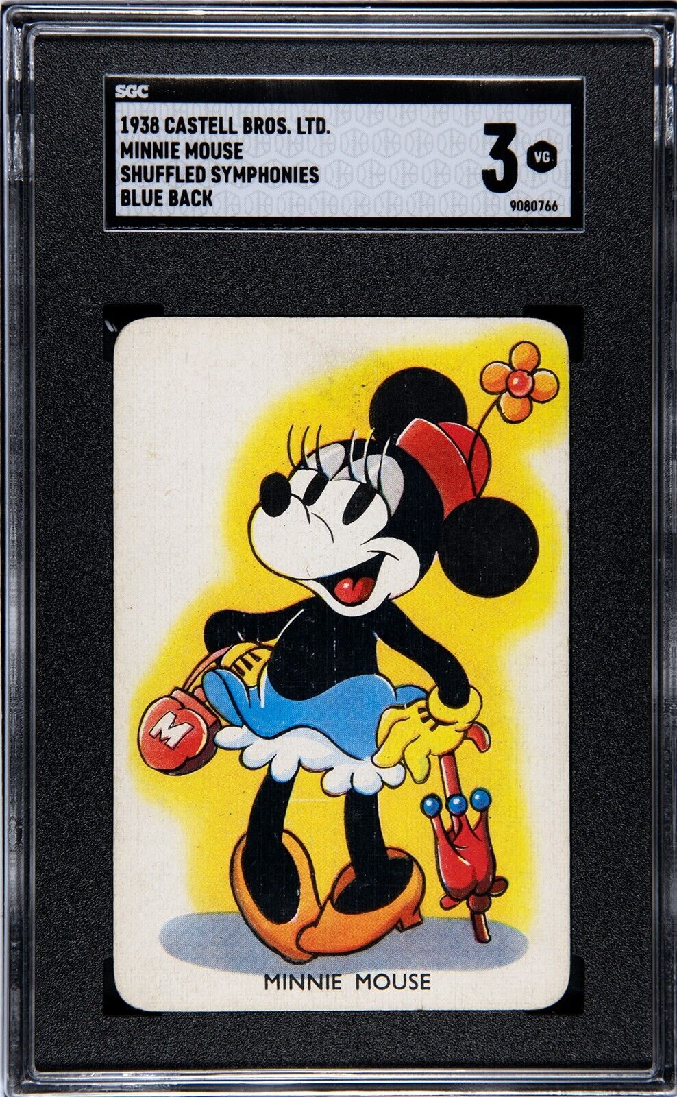 1938 Disney Castell Brothers Shuffled Symphonies Blue Back Minnie Mouse SGC 3
