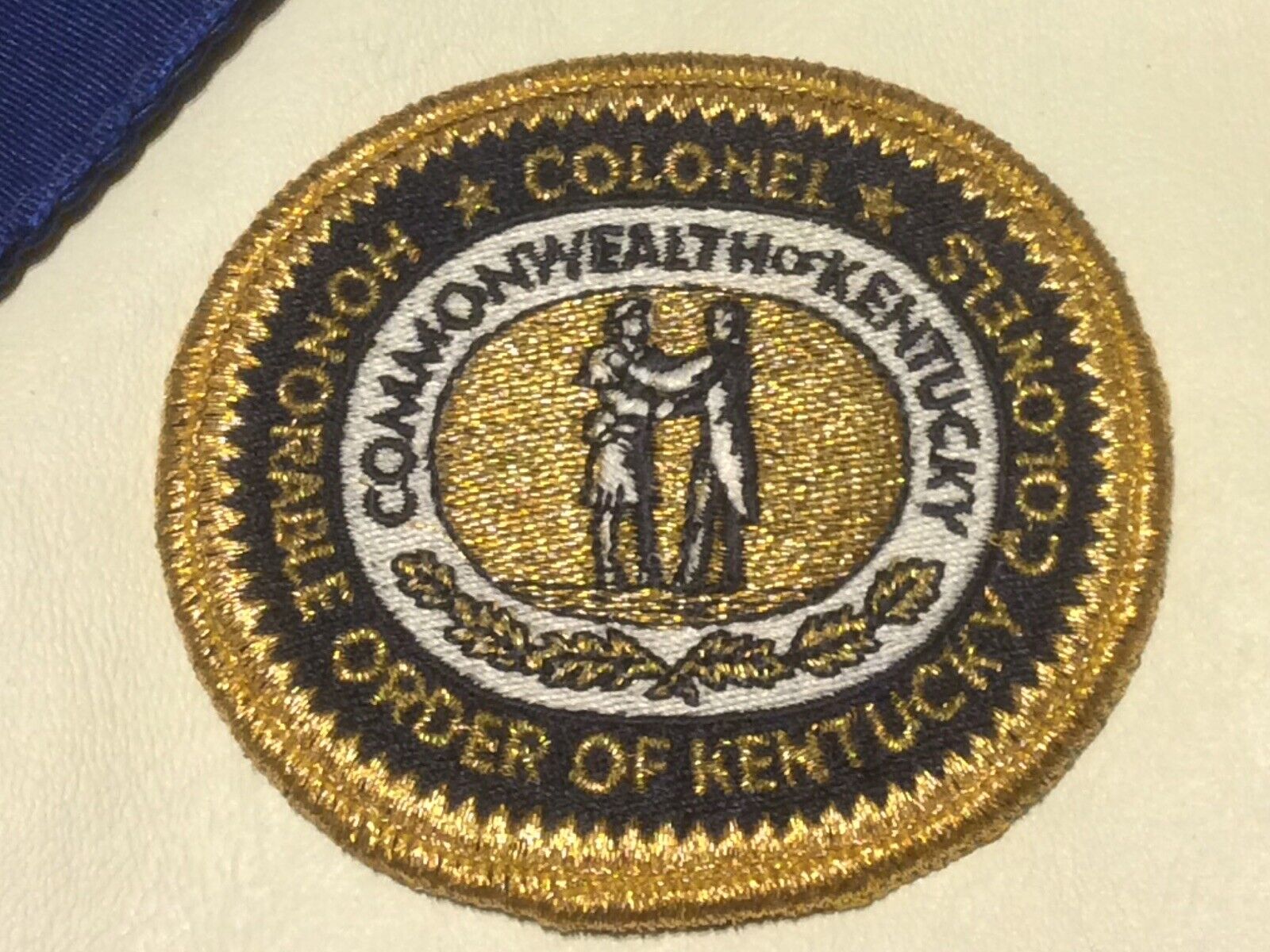 Honorable Order Of Kentucky Colonels Patch Unused 3” X 2 3/4”
