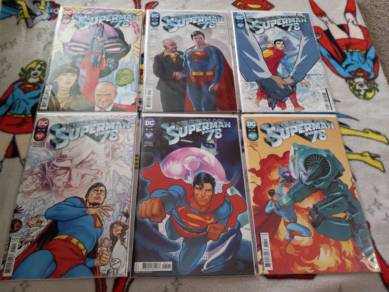DC Superman 78 #1-6 COMPLETE SET Reeve Movie Continuation 1 2 3 4 5 6