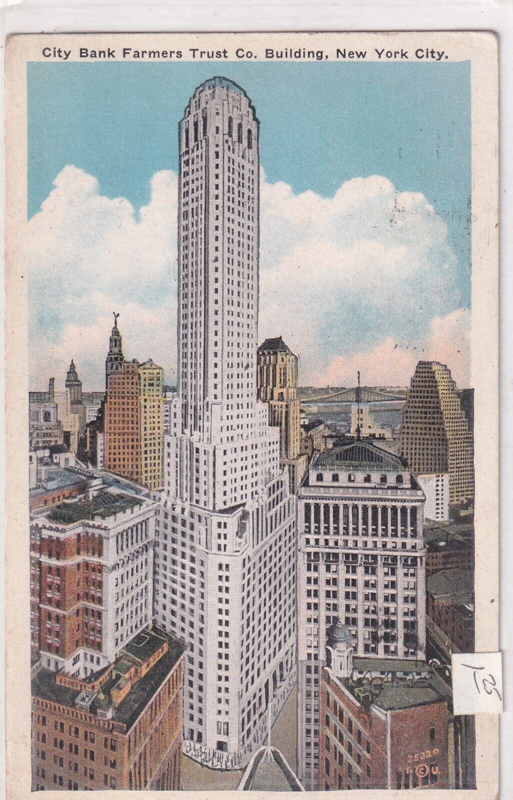 1932 Vintage Journal City Bank, Farmers Trust Building New York City