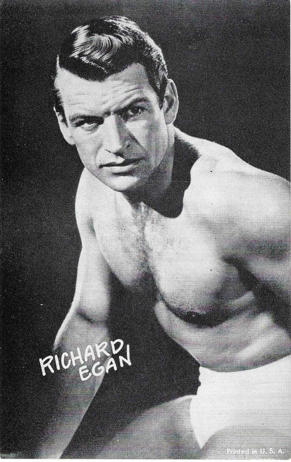 EXHIBIT CO. ARCADE ACTOR CARD 1960\'s RICHARD EGAN RARE, POPULAR CARD
