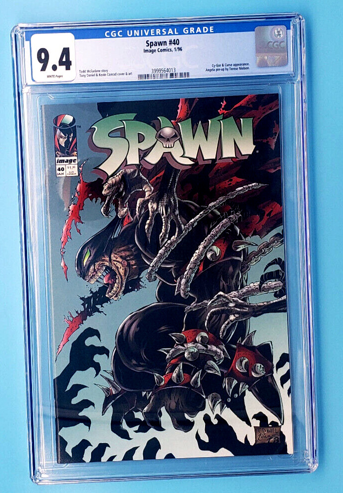 ☀️SPAWN #40 CGC 9.4☀️GREAT ADDITION TO YOUR COMIC BOOK COLLECTION☀️WOW BUY IT☀️