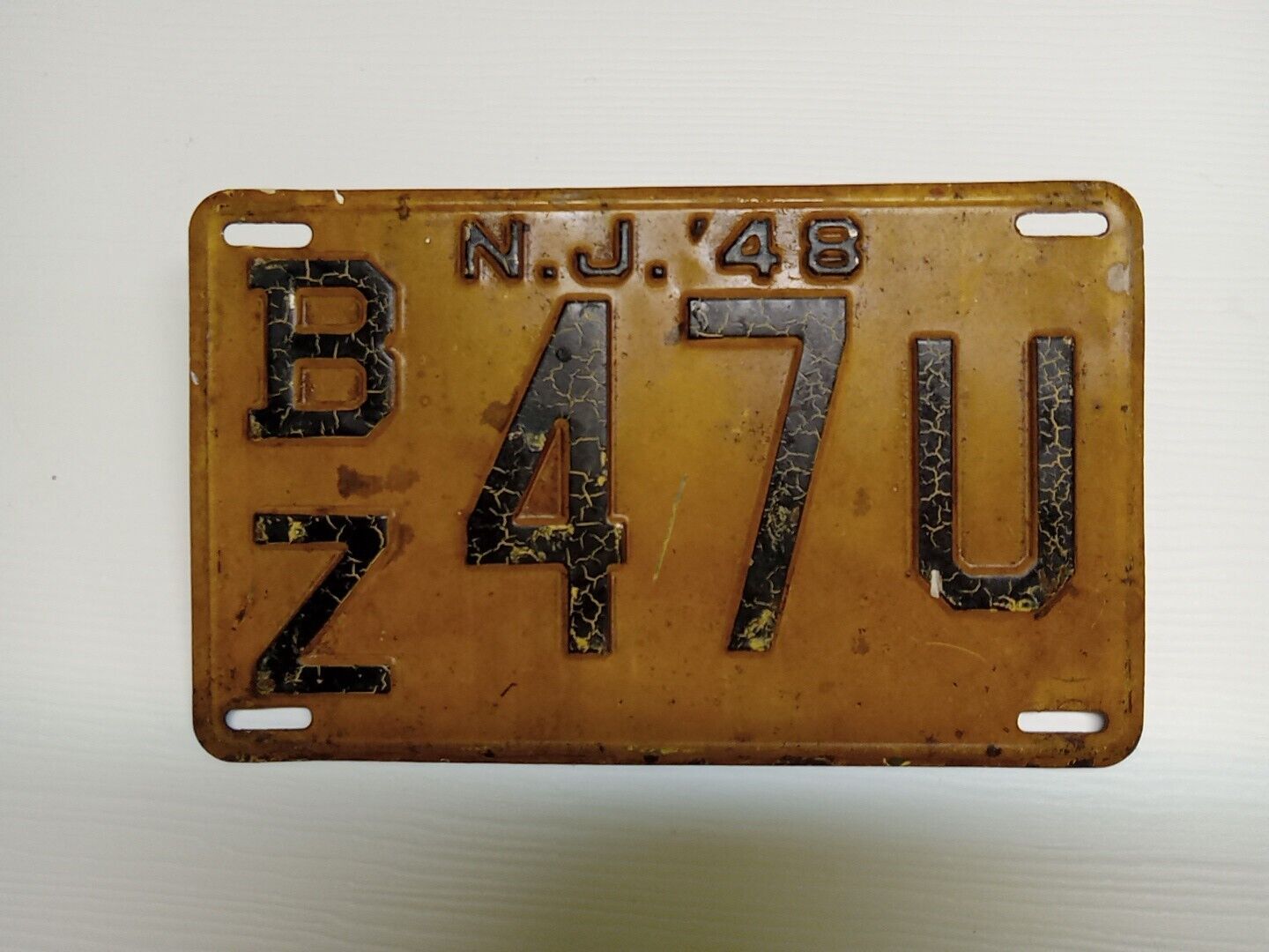 1947 New Jersey License Plate # MK - 82W