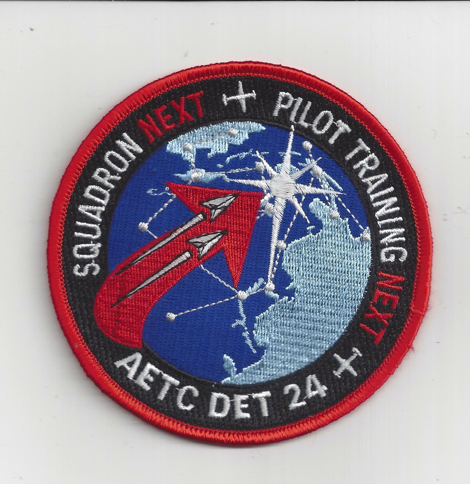 PATCH USAF 24TH FTS AETC DET 24 RANDOLPH AFB COLOR