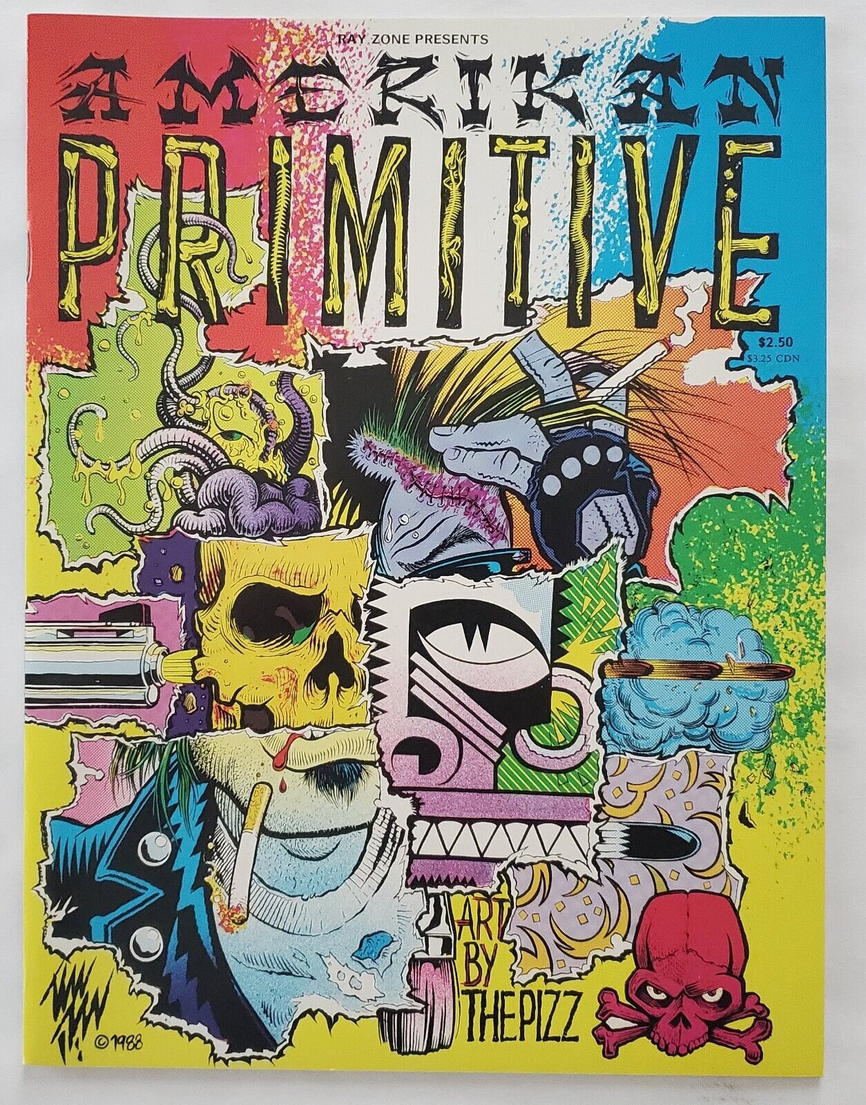 NM/MT The 3-D Zone Amerikan Primitive with Art by The Pizz - 1989 First Print