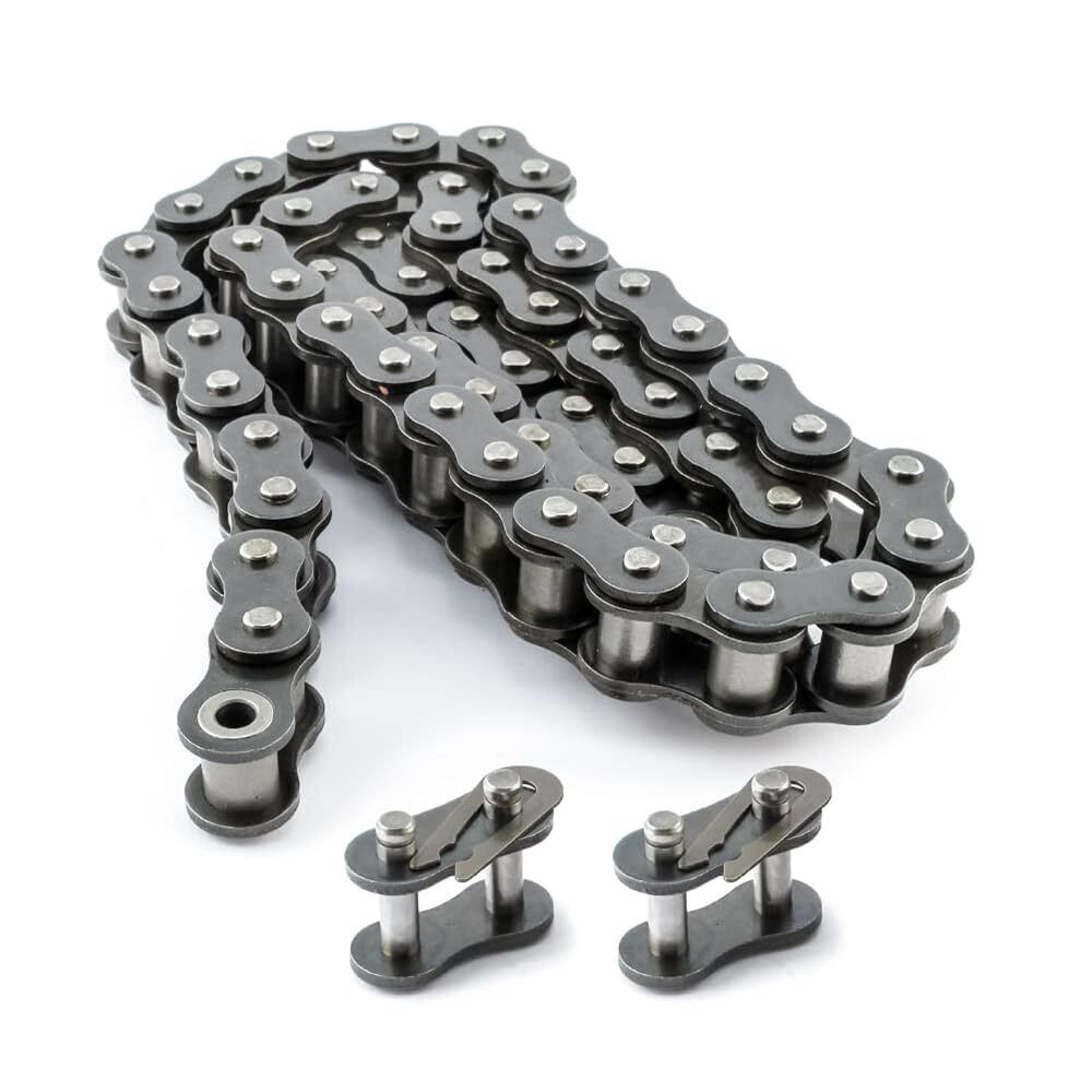 PGN #60 Heavy Duty Roller Chain - 10 Feet + 2 Free Connecting Links - #60H -... 