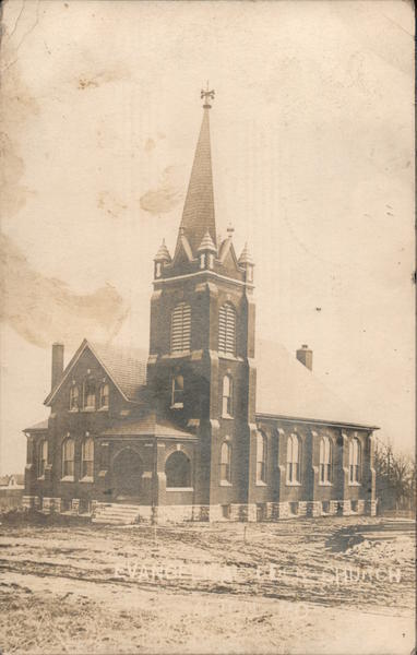 RPPC Affton,MO Evangeline Church St. Louis County Missouri Real Photo Post Card