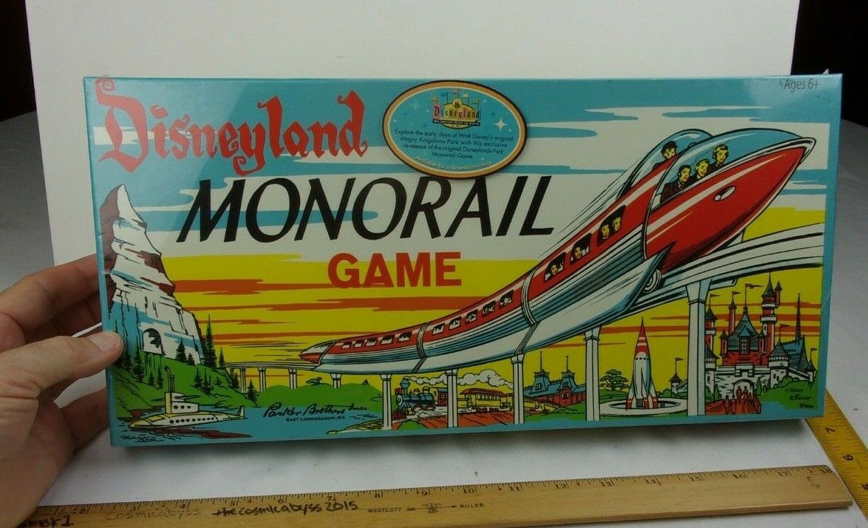 Disneyland Monorail game LE sealed 2005 Reissued