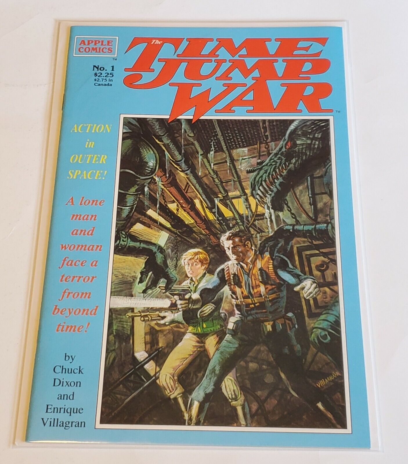 The Time Jump War  # 1  (Apple 1989)  Very Fine