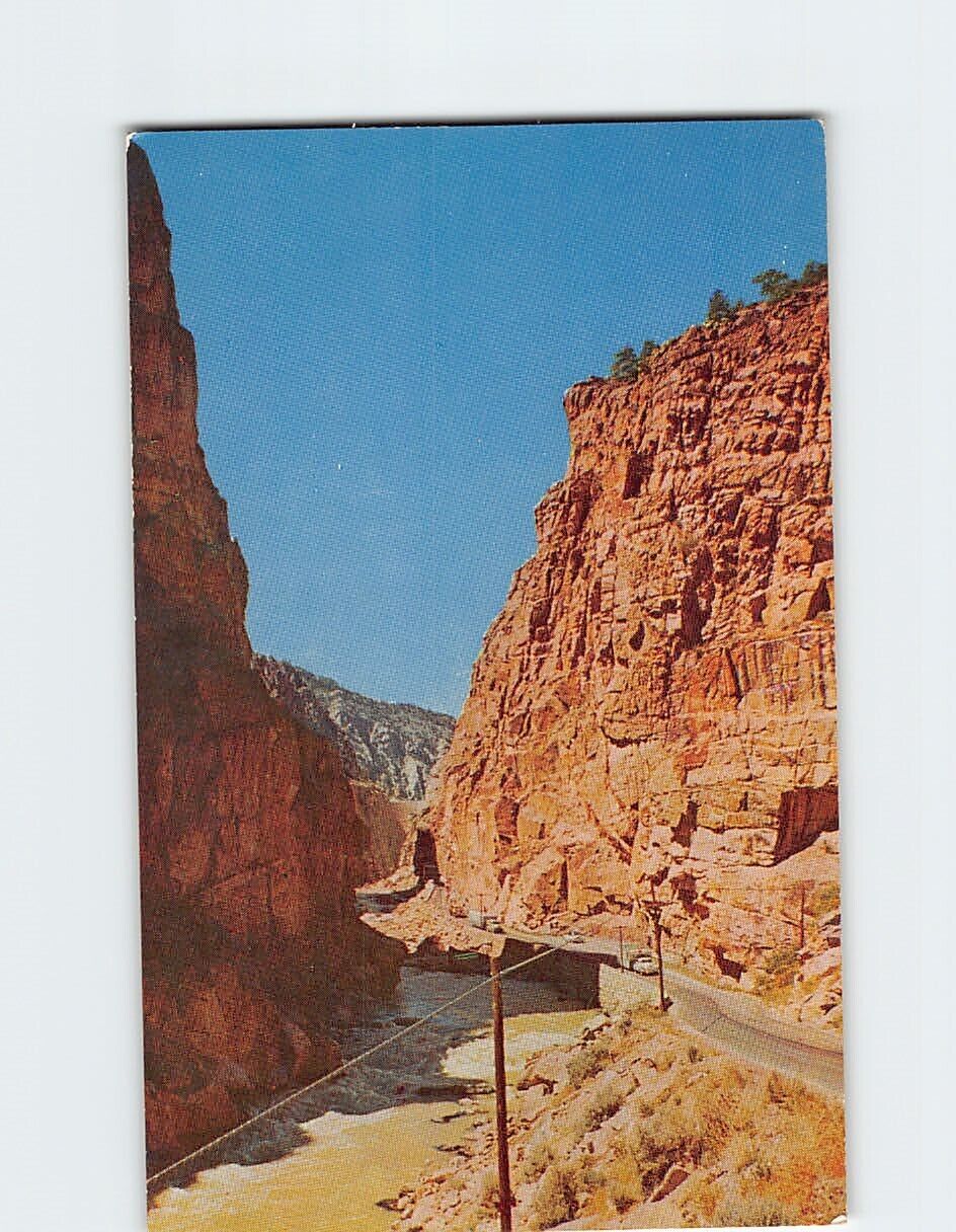 Postcard Shoshone Canyon Wyoming USA