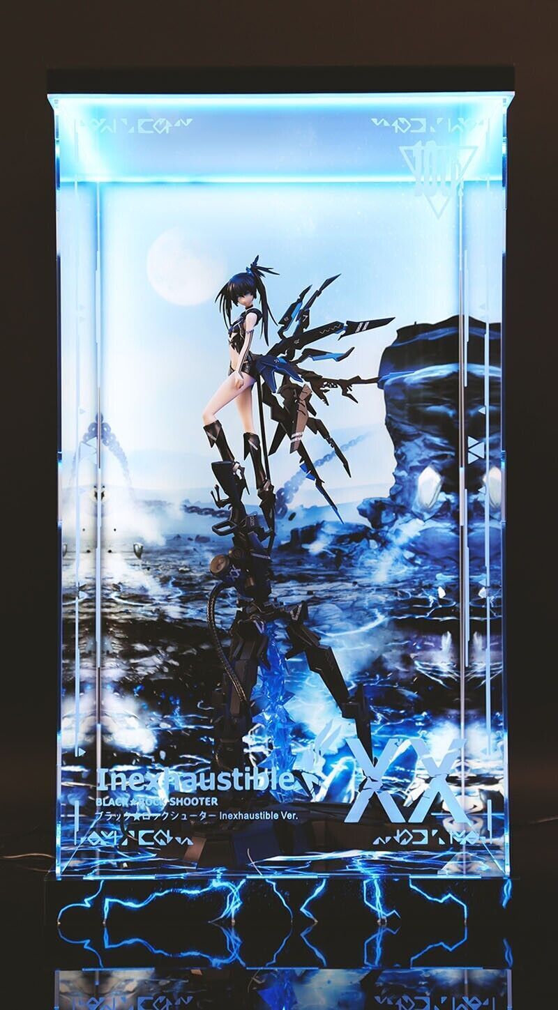 NEW GSC Black Rock Shooter inexhaustible Ver. 1/8 Figure Customized Display Case