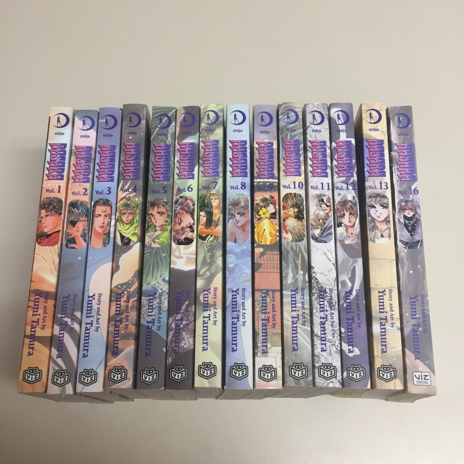 Basara English Manga Lot Bundle Set Series Volumes 1-13, 16 Yumi Tamura