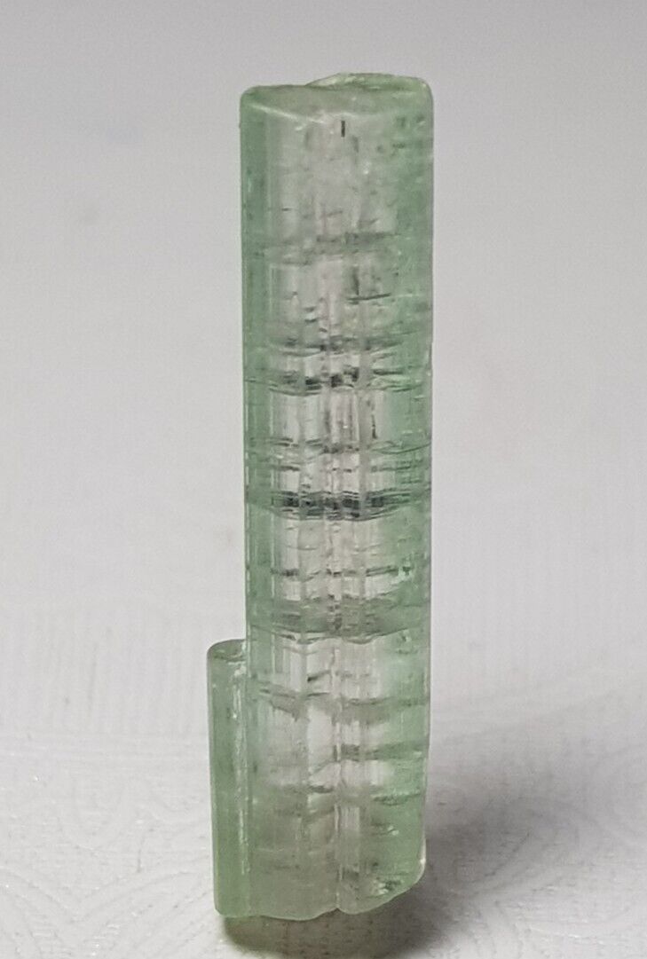 5.45Ct Beautiful Natural Green color Tourmaline Crystal From Afghanistan 