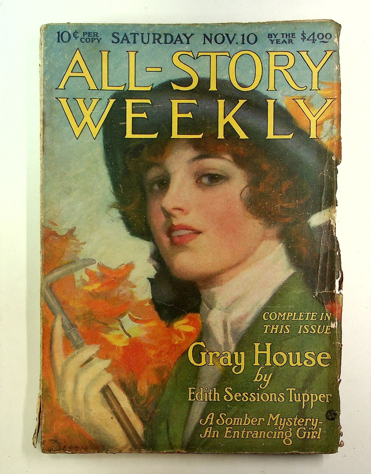All-Story Weekly Pulp Nov 1917 Vol. 77 #3 GD