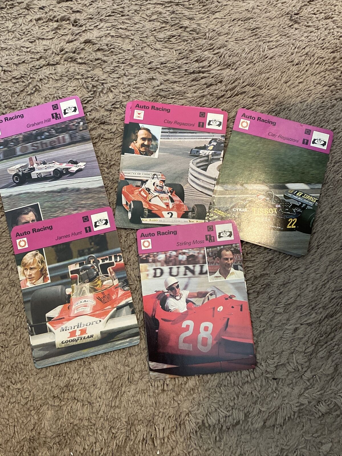 1977 - 79 SPORTSCASTER CARDS - AUTO RACING
