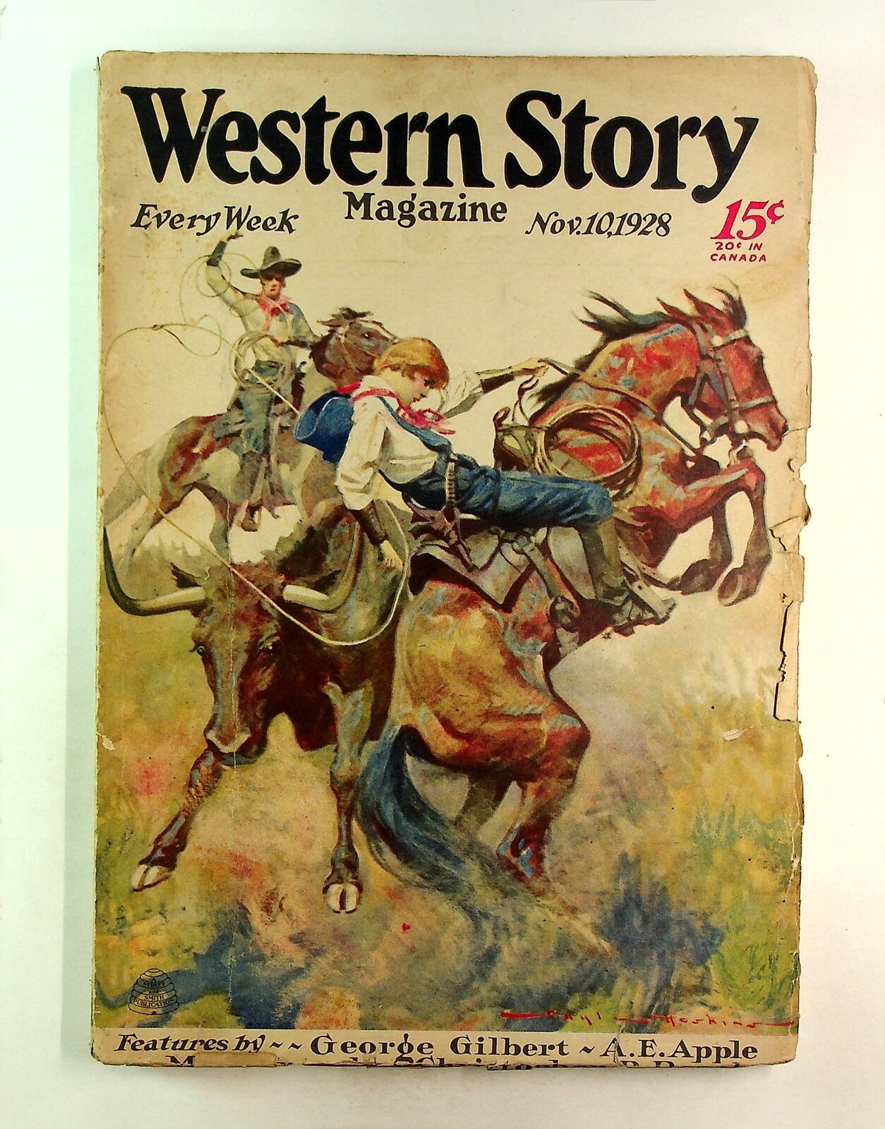 Western Story Magazine Pulp 1st Series Nov 10 1928 Vol. 82 #3 VG+ 4.5
