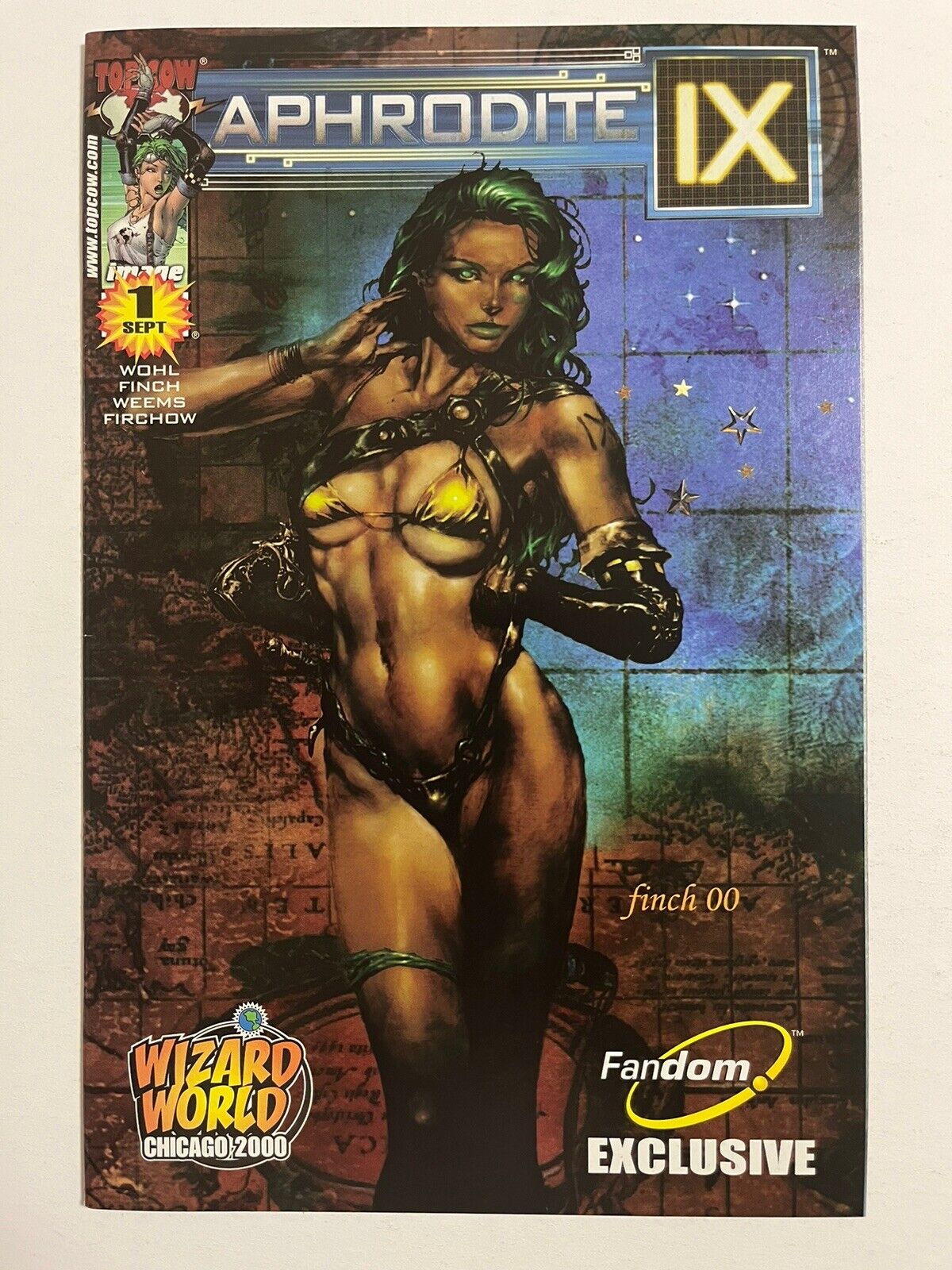 Aphrodite IX # 1 - Wizard World Chicago 2000 Fandom Variant - Higher Grade VF