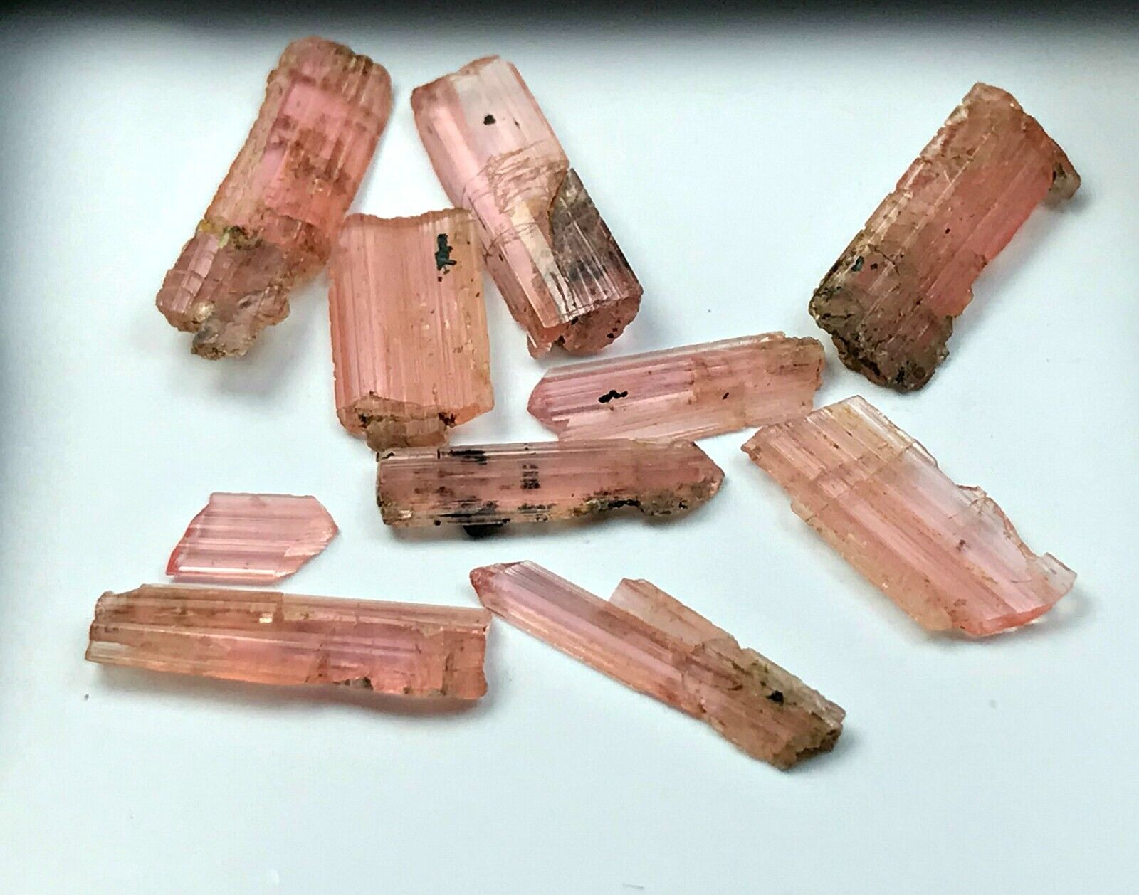 5.45 Ct. Ultra Rare Vayrynenite Terminated Crystals Lot From Pakistan.