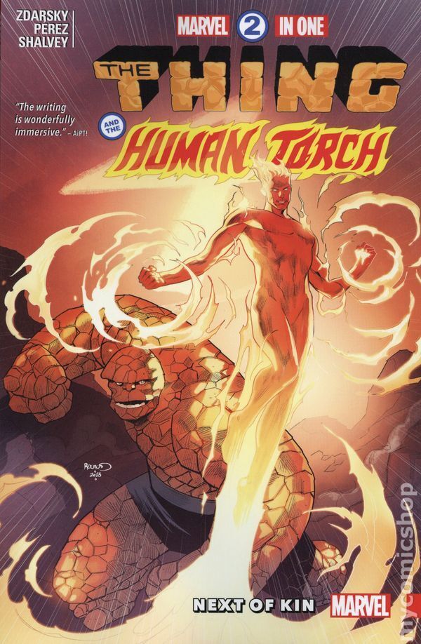 Marvel Two-In-One TPB The Thing and the Human Torch 2-1ST NM 2019 Stock Image