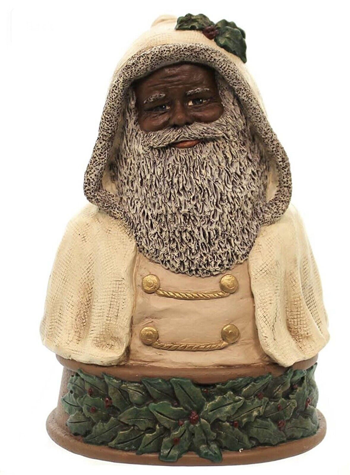 All Gods Children FATHER CHRISTMAS BUST BLACK African American Santa 1776