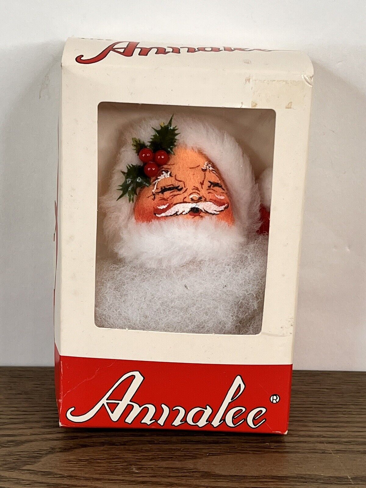 1983 Vtg  Annalee Trim A Tree Santa Christmas Ornament In Box