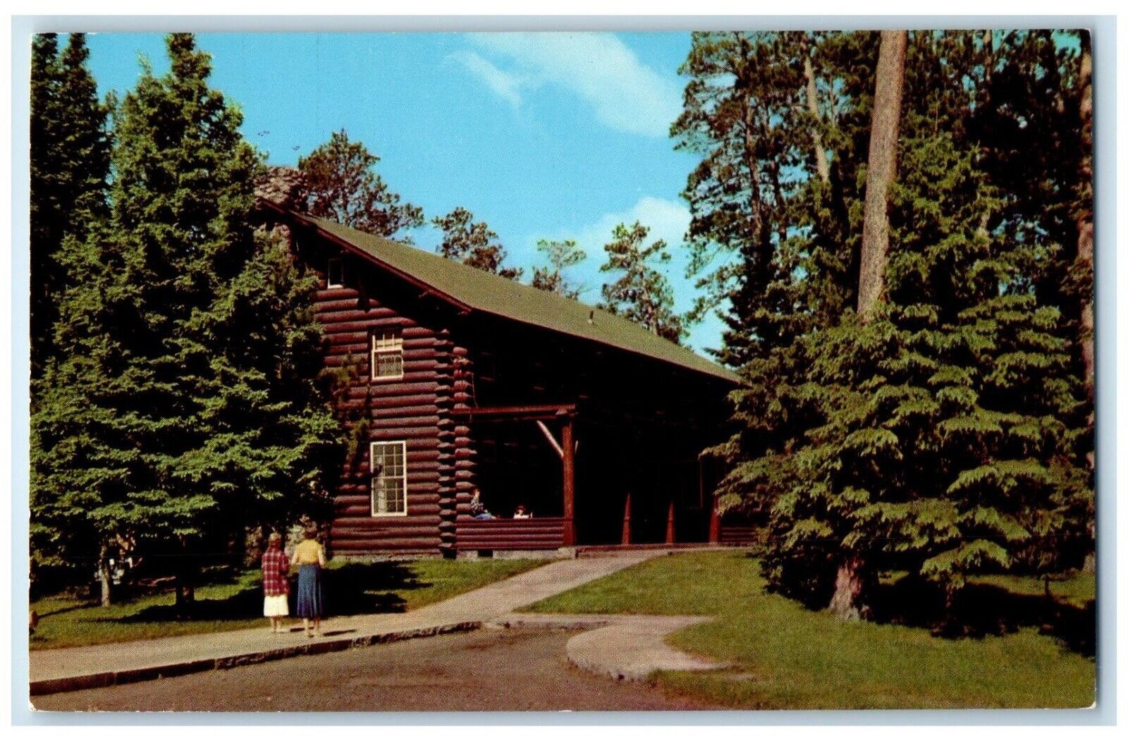 c1950's Douglas Lodge Itasca State Park Minnesota MN Unposted Vintage Postcard