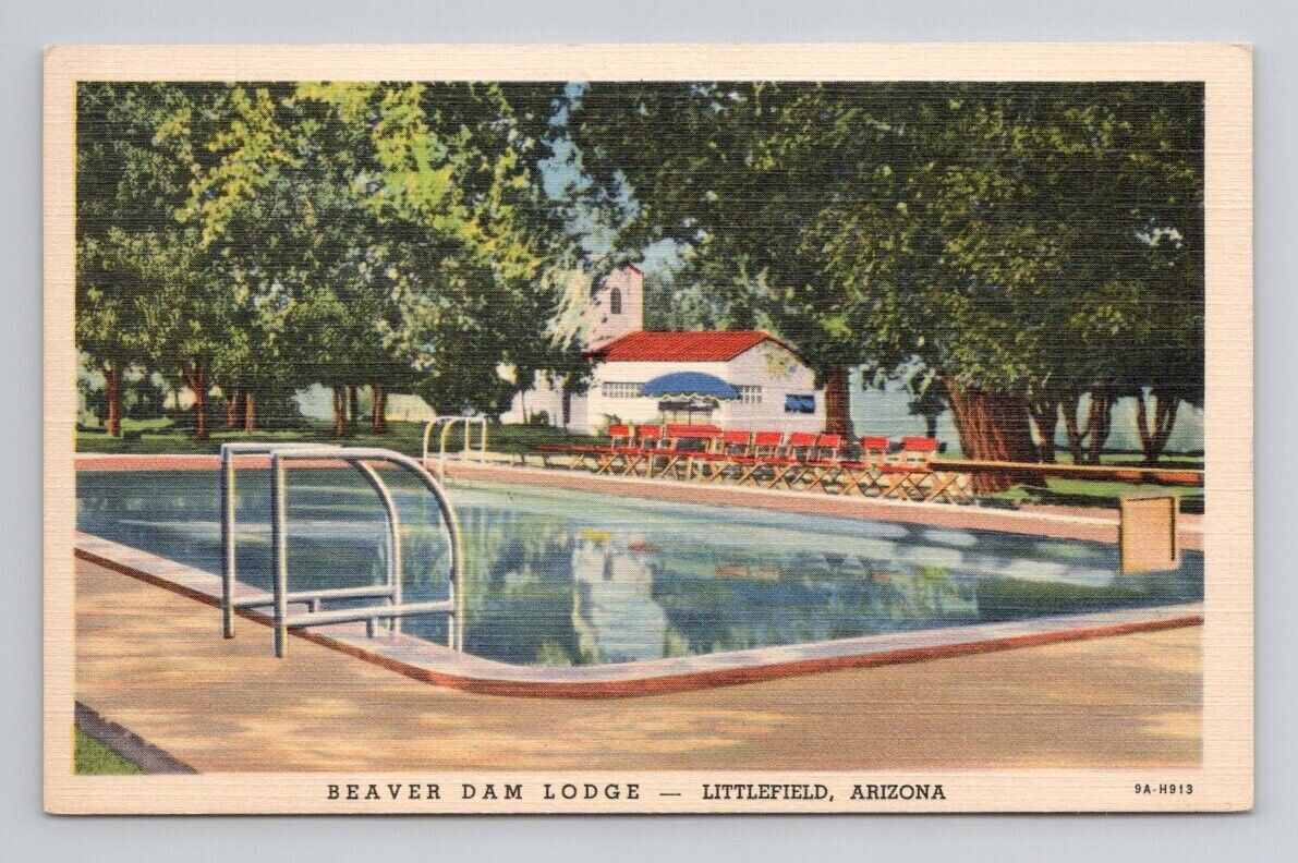 Littlefield Arizona Beaver Dam Lodge Vintage Postcard BE