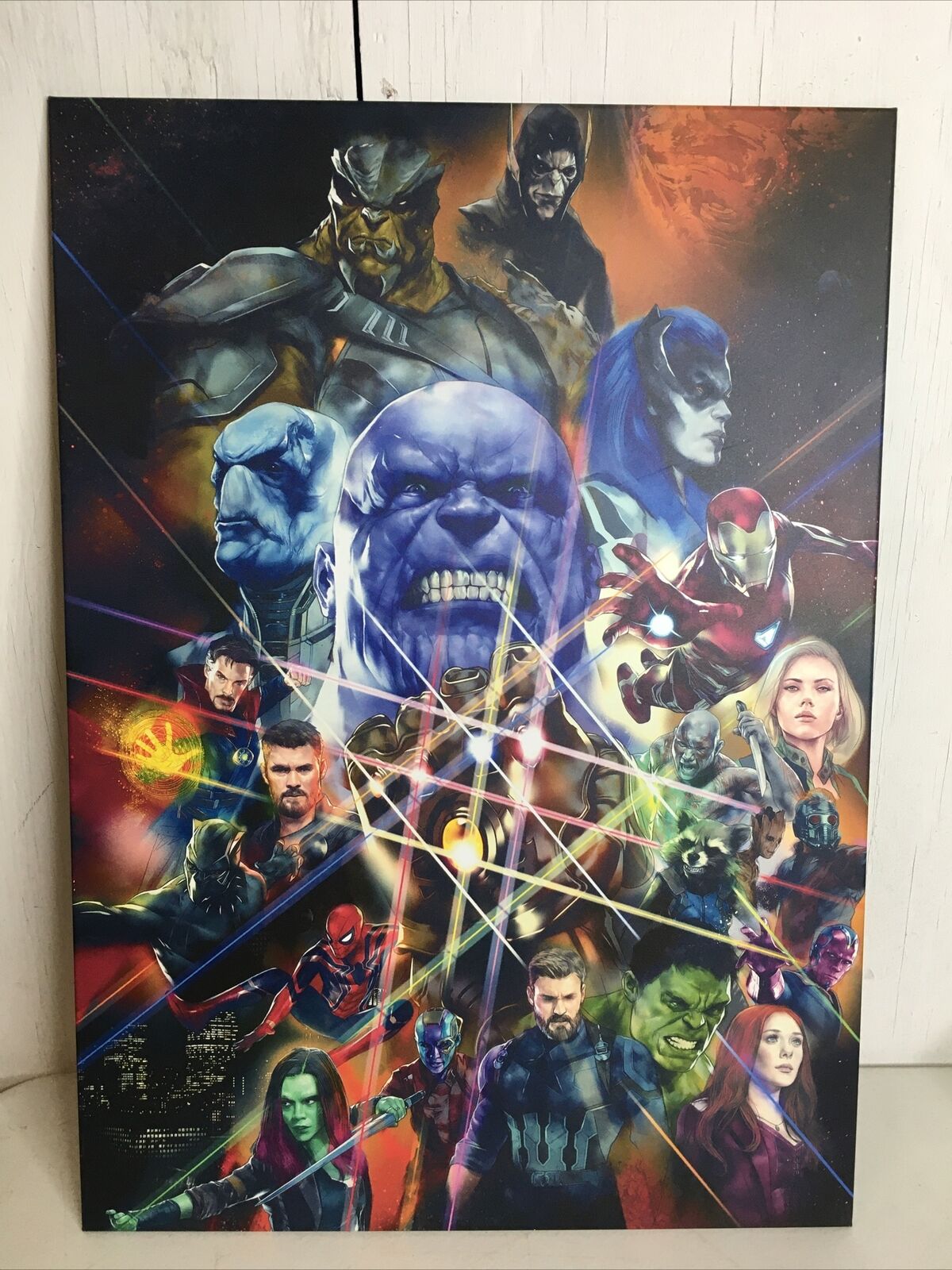 Displate Marvel Avengers Infinity War LE Metal Art Poster ~12.5x17.5 Poster Sign