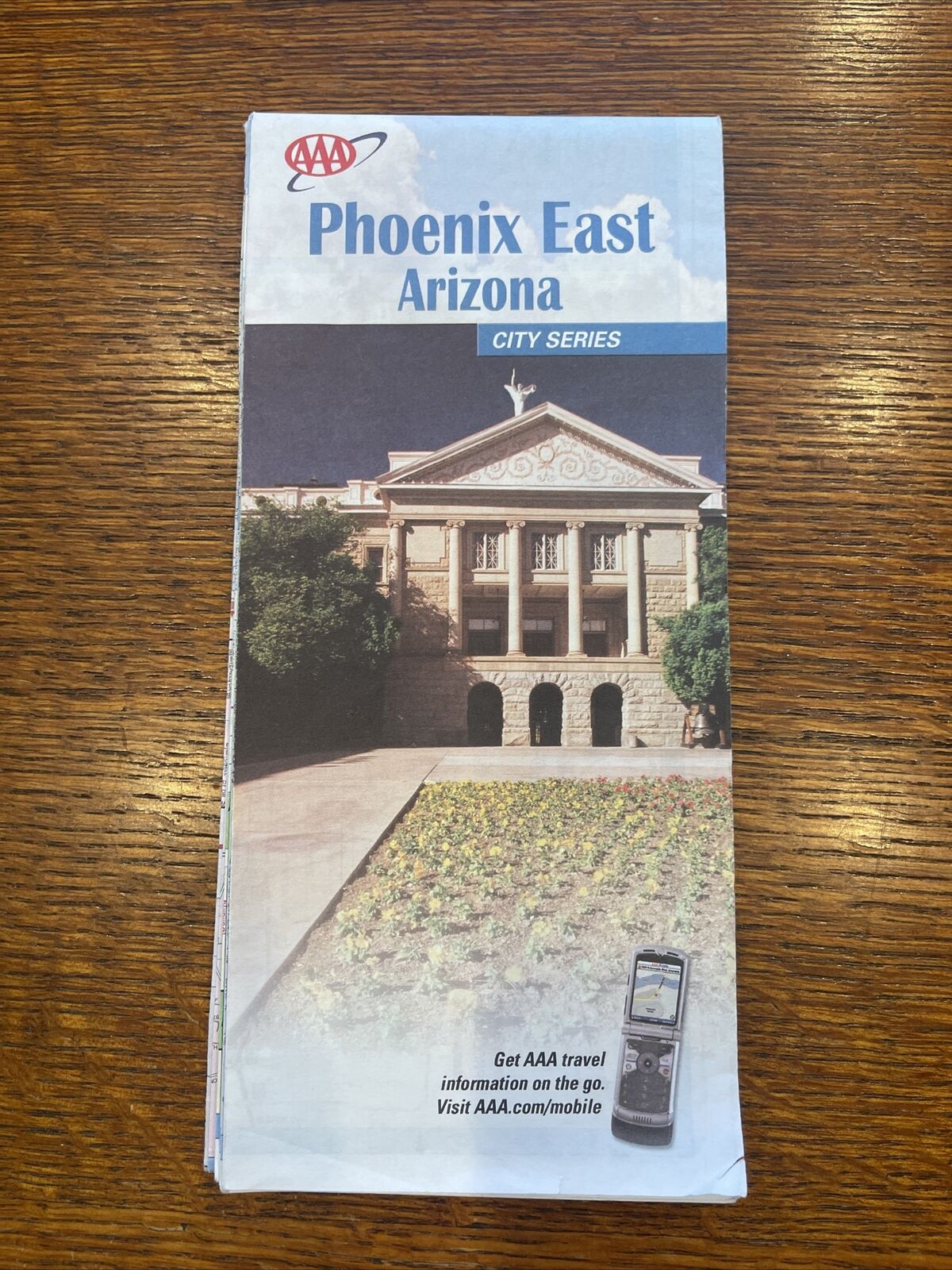 2010/2011 AAA Phoenix East Arizona Map