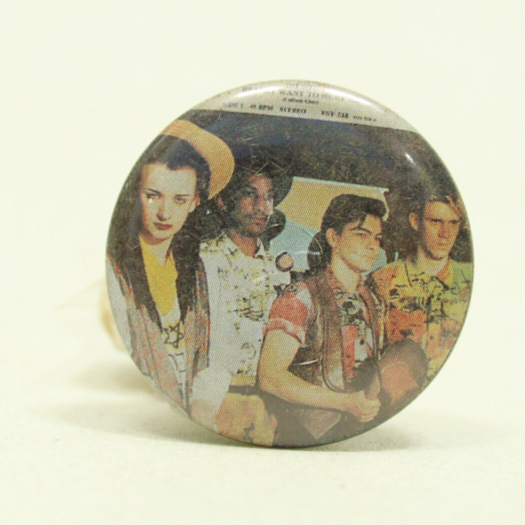 Culture Club Boy George Pin Button Vintage 1980s Pop Badge Pinback #6