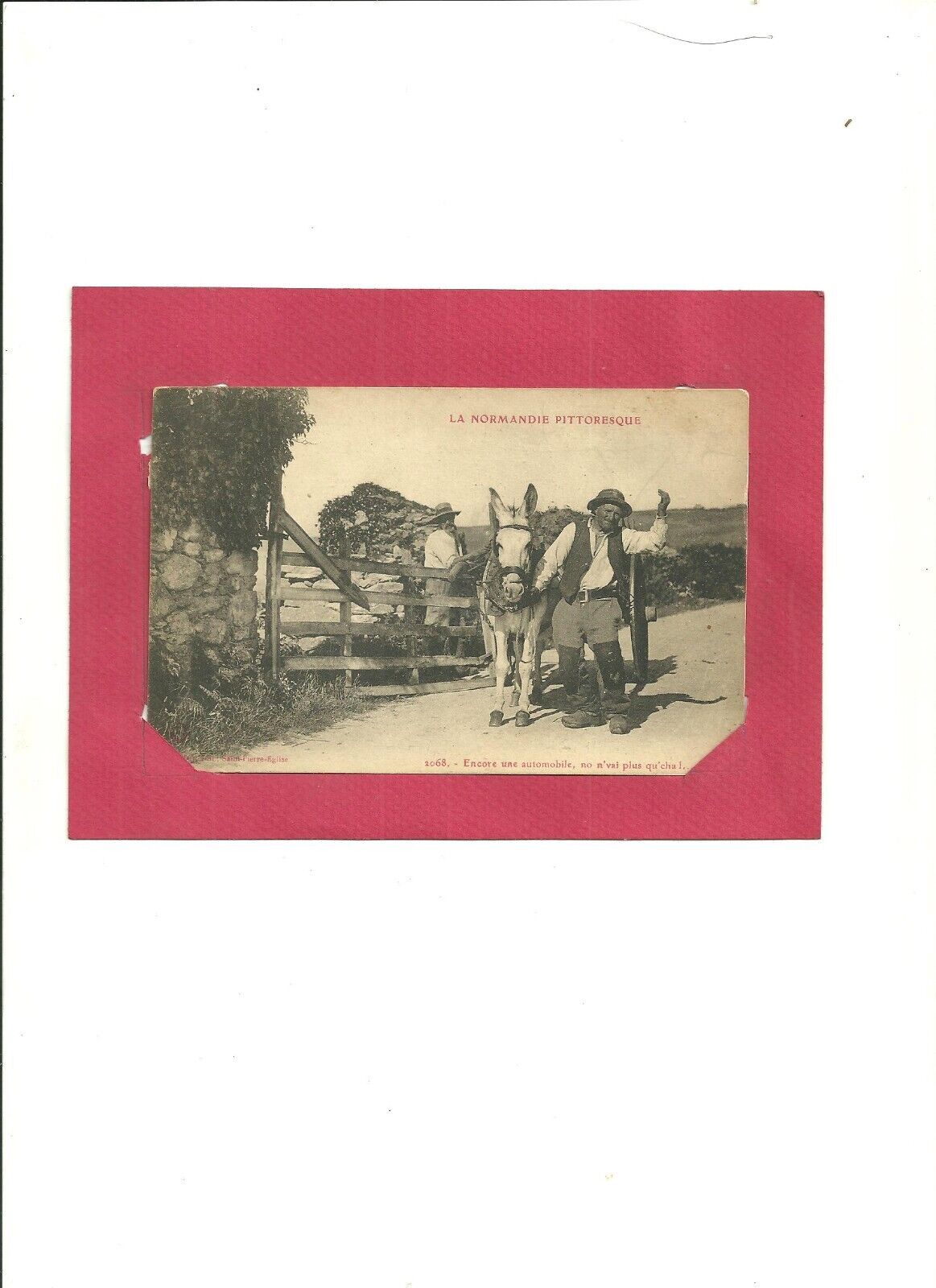CP 31: CPA La Normandie Pictoresque: Peasants with Coupling (dated 1924)