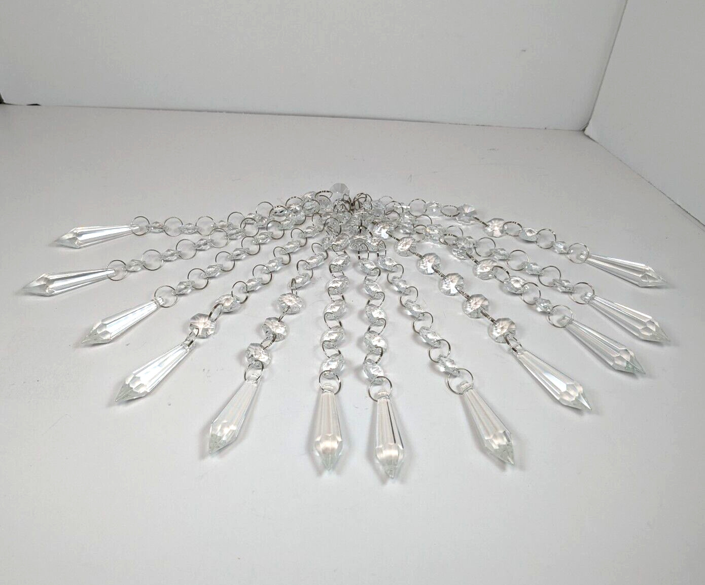 Chandelier Glass Crystal 12 pc Clear Prism 8\