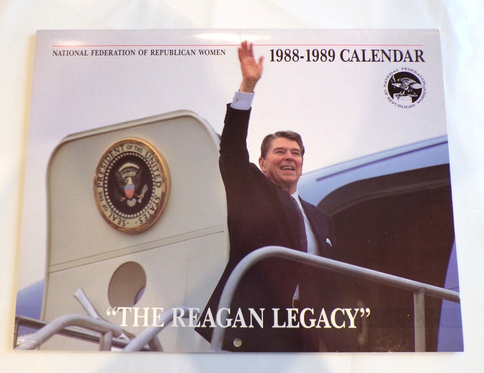 Past President of the U.S.A. - Ronald Regan in a Calendar Made Around Him
