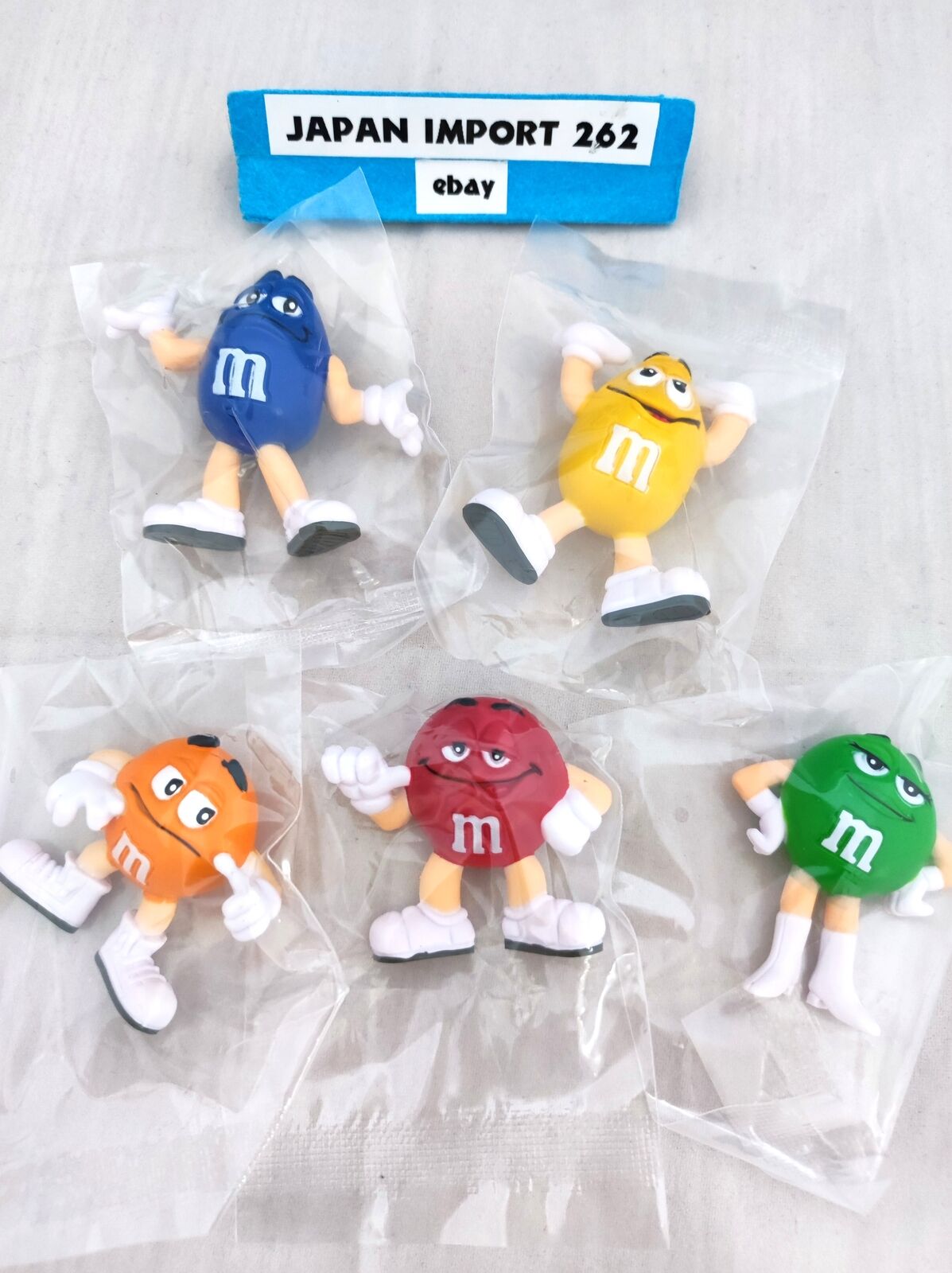 M&M\'s Mini Figure CANDY Character PVC Collectible 5 Set Japan Toy 