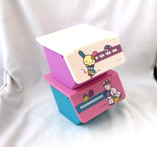 Sanrio Marron Cream USAHANA  mini desk chest container kuji