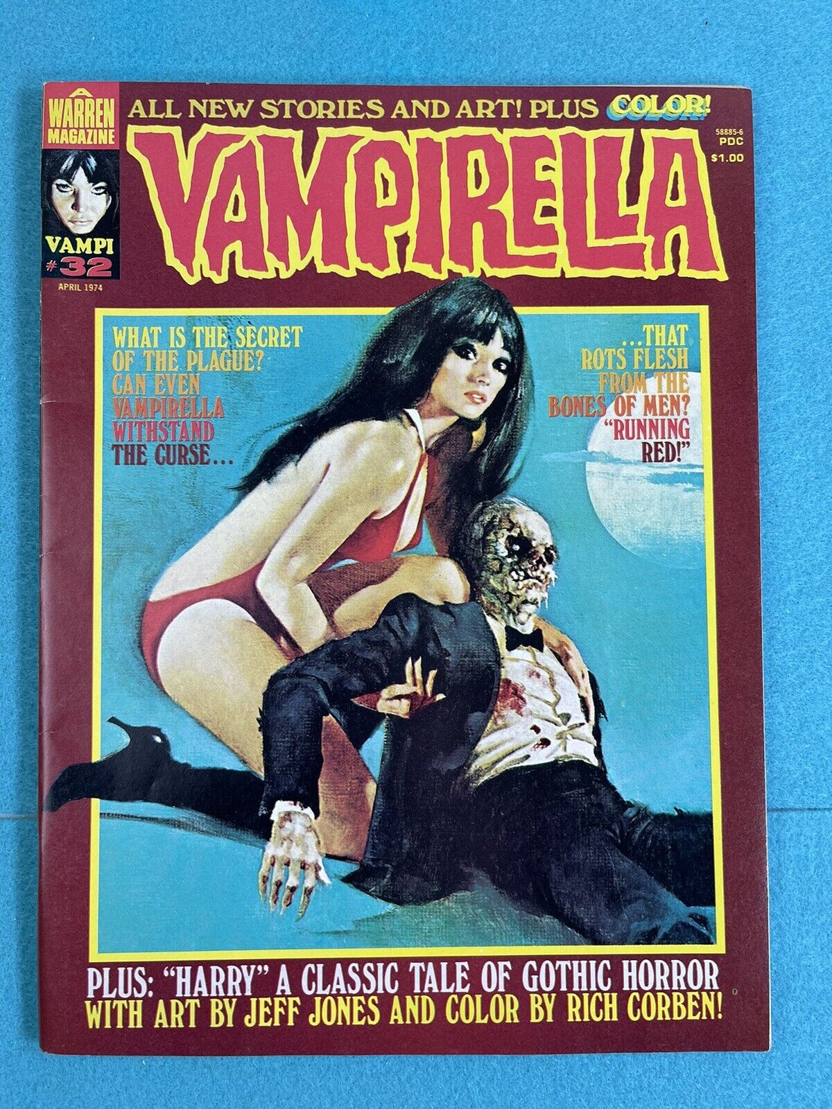 Vampirella #32  -  1974 Warren Comics Magazine FN+