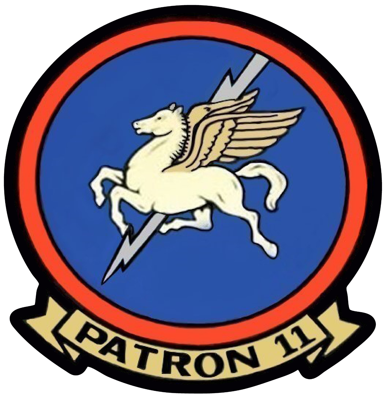 VP-11 PROUD PEGASUS US NAVY P-3C ORION PATRON PATROL SQUADRON ELEVEN STICKER
