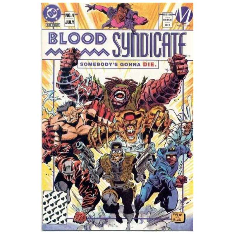 Blood Syndicate #4 DC comics NM minus Full description below [n{