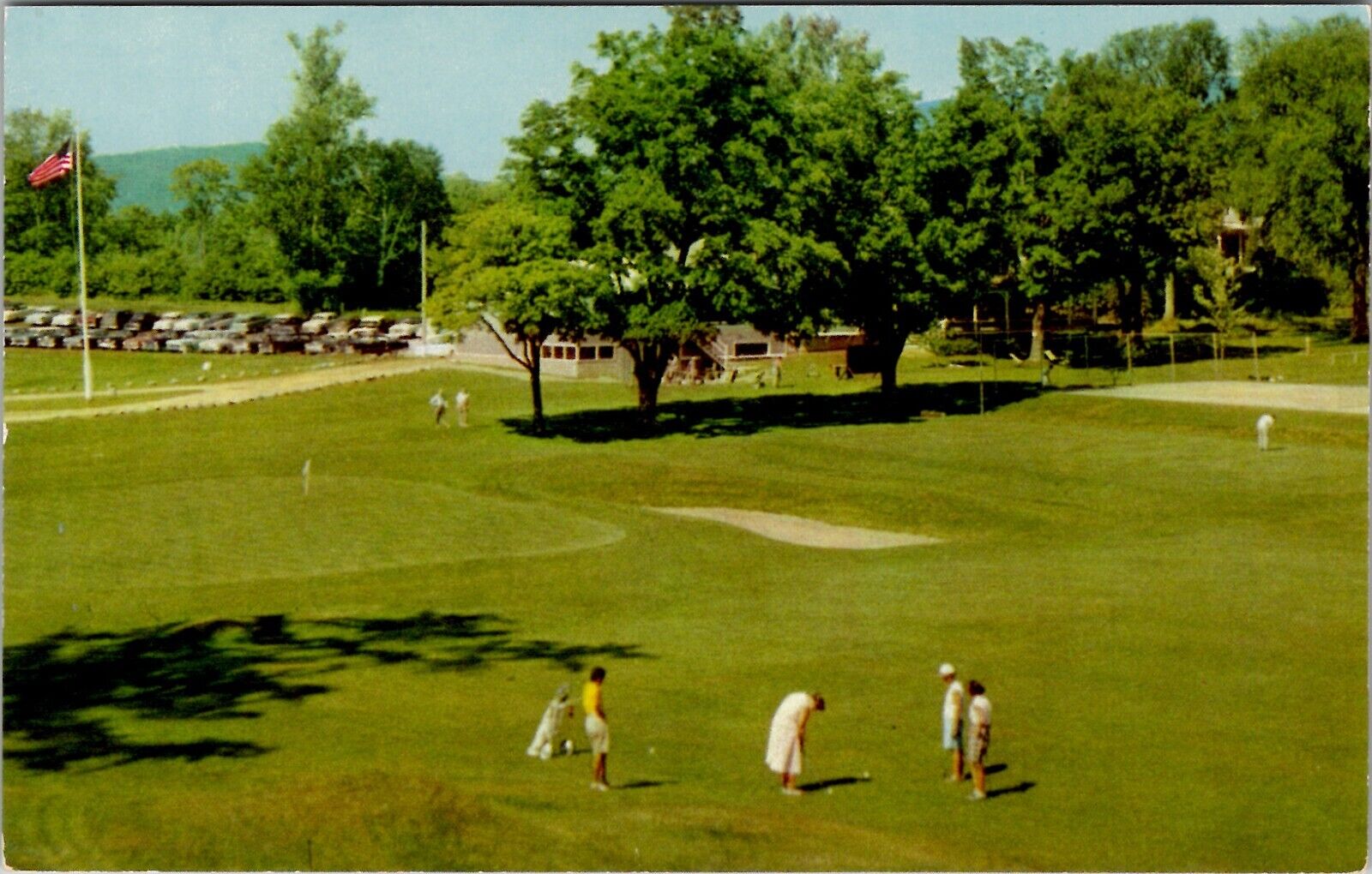Rutland Vermont Country Club Golf Course Postcard Z19