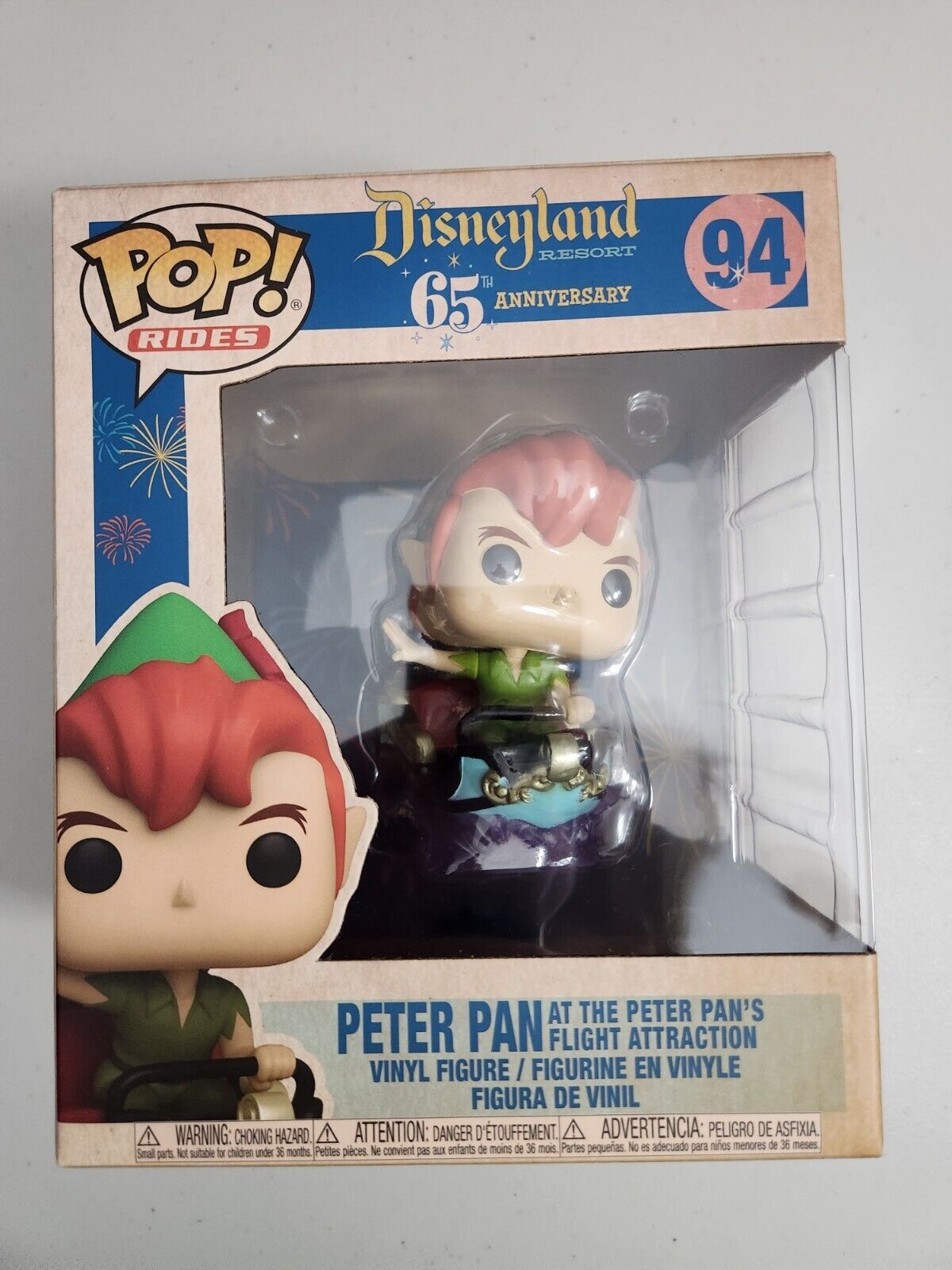 Funko Pop Rides: Disney - Peter Pan at the Peter Pan\'s Flight Attraction #94