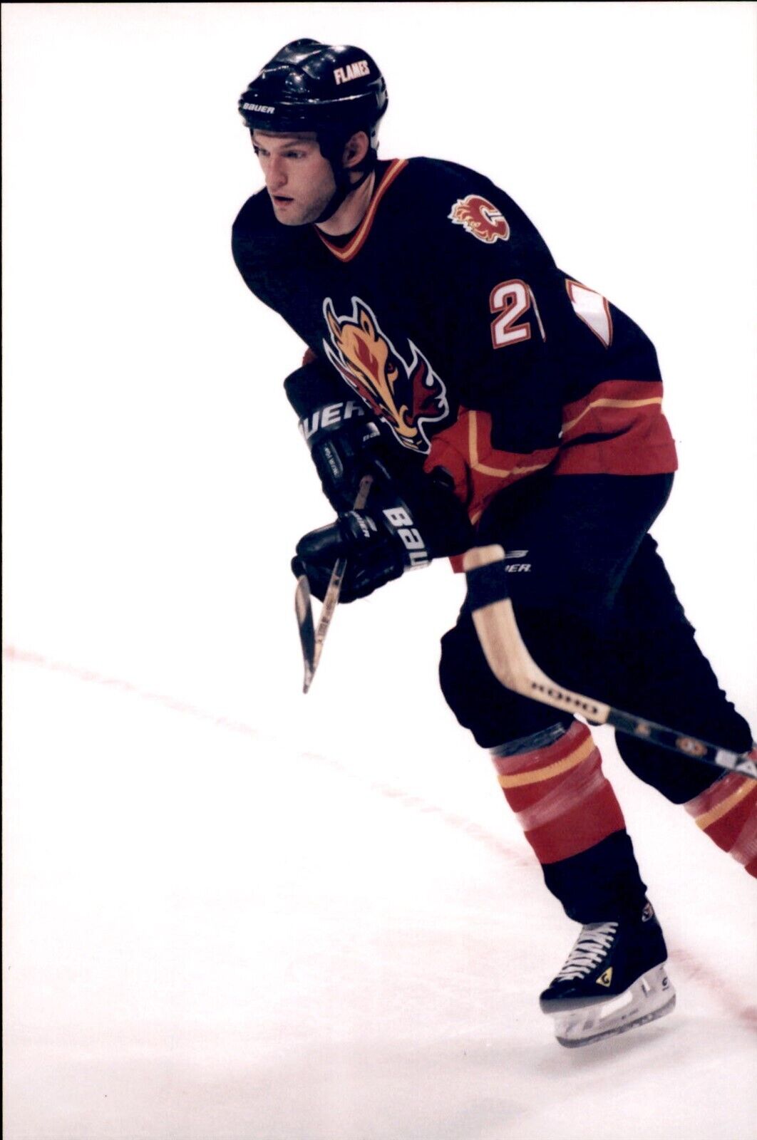 PF24 2000 Original Photo ROBYN REGEHR CALGARY FLAMES DEFENSE CLASSIC NHL HOCKEY