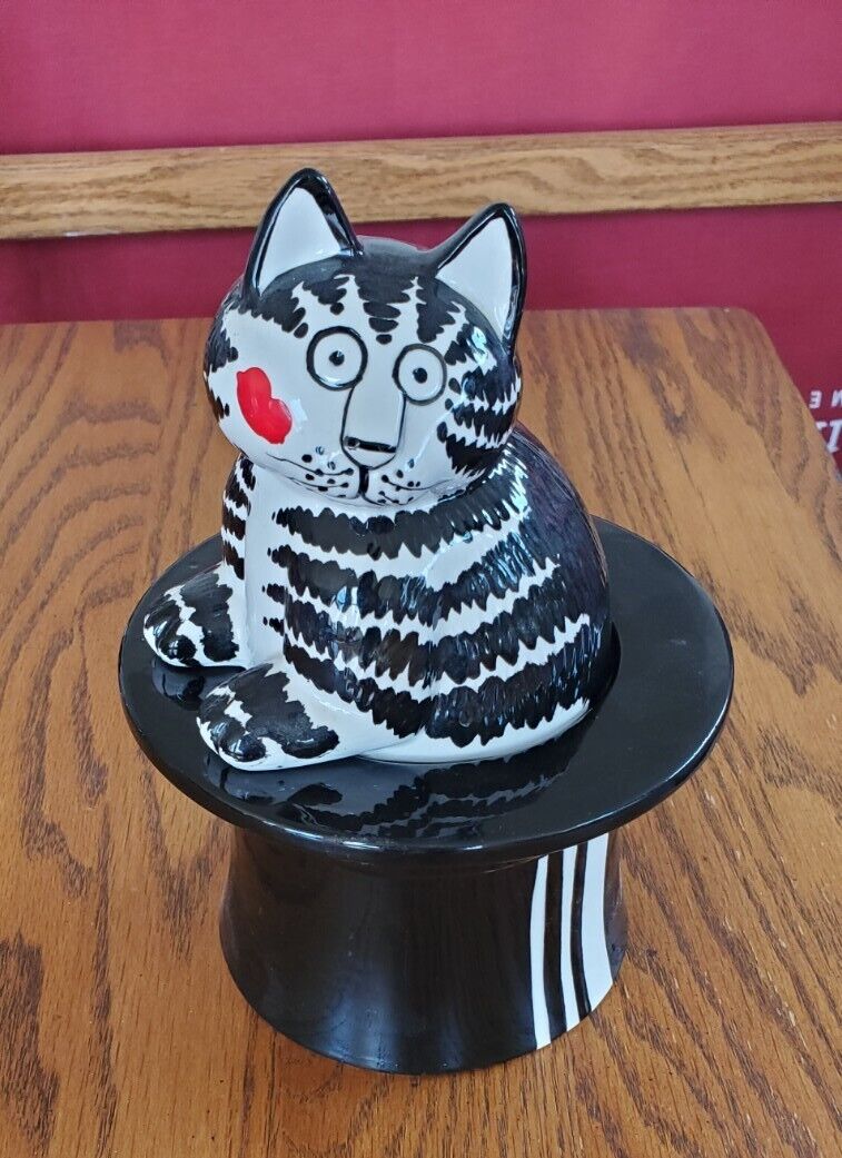Sigma by Tastesetter ~ Kliban Ceramic Cat in Top Hat