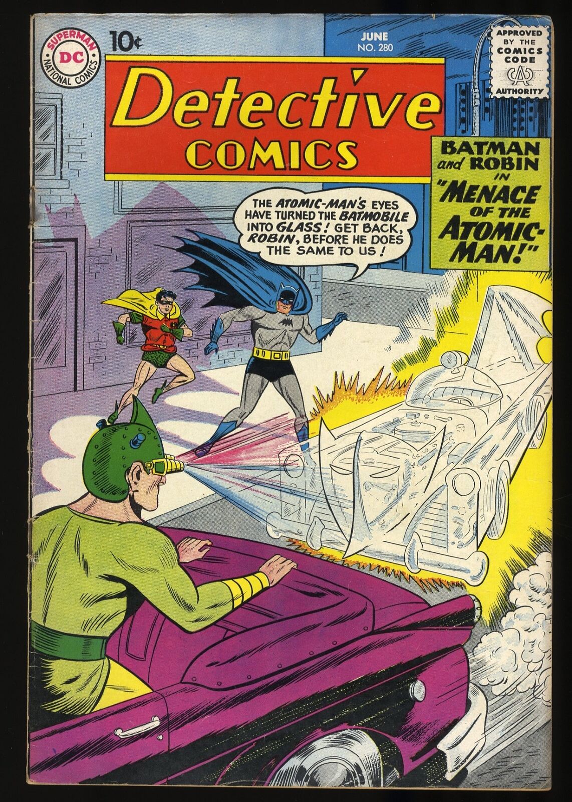 Detective Comics #280 GD/VG 3.0 Batman DC Comics 1960